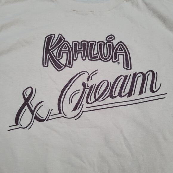 Vintage 80s Kahlua & Cream Promo T-Shirt Mens XS / Womens S - Picture 2 of 7